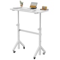 ErGear Adjustable Small Standing Desk with Wheels for $29 w/ Prime + free shipping