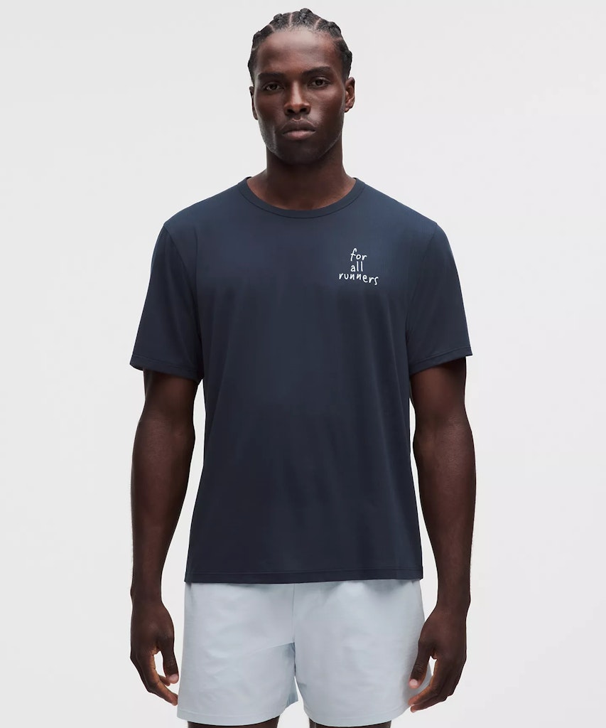 lululemon Men's Mile Maker Mesh Short-Sleeve Shirt: $49