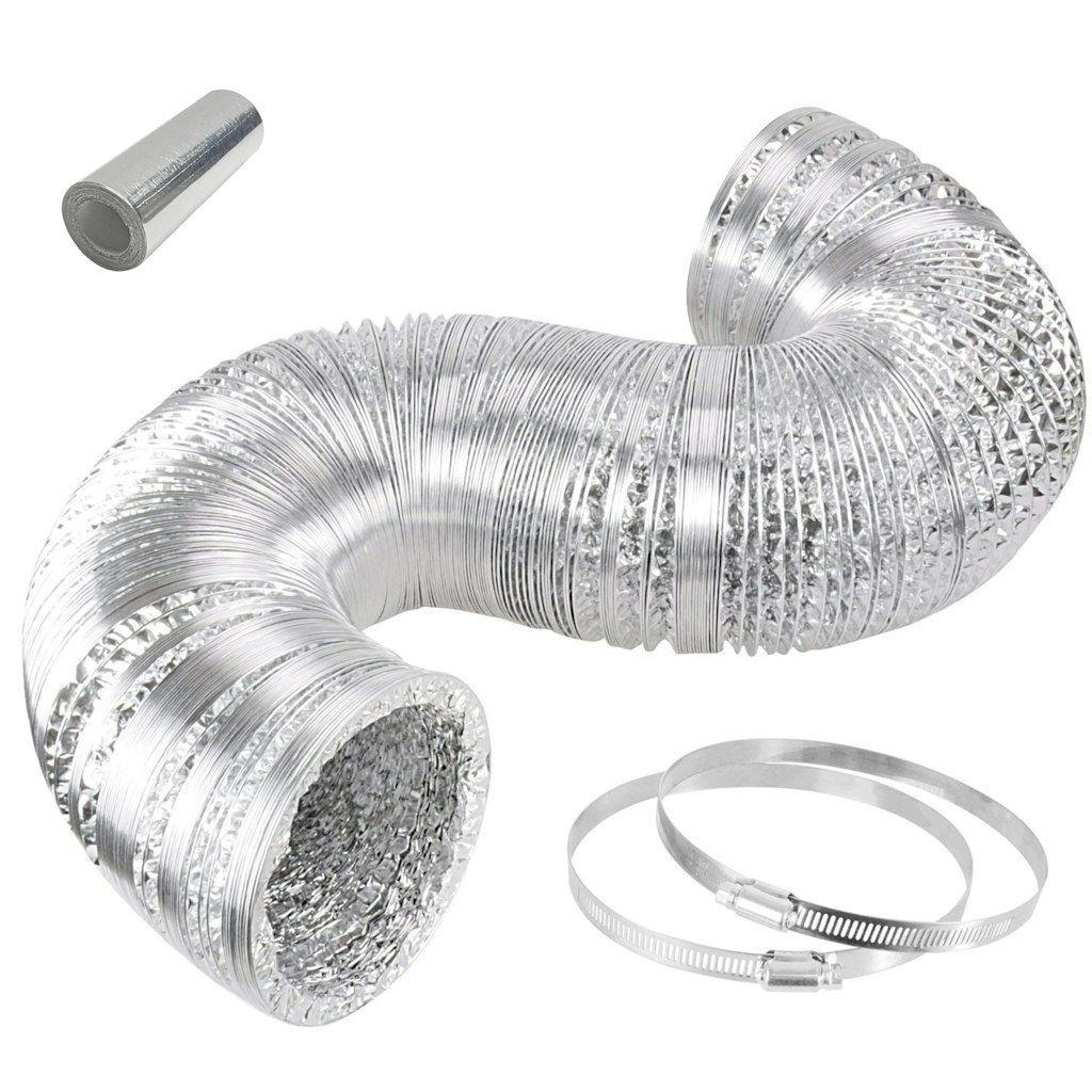 iPower 4" x 8-Foot Flexible Aluminum Ducting Vent Hose: $4.68 iPower 4" x 8-Foot Flexible Aluminum Ducting Vent Hose: $4.68