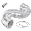iPower 4" x 8-Foot Flexible Aluminum Ducting Vent Hose for $5 + free shipping w/ Prime