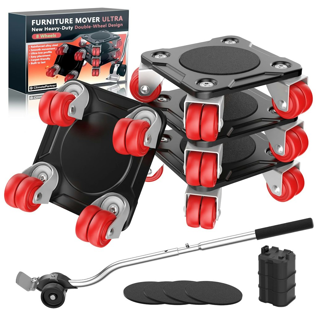 Furniture Movers w/ Lifter 4-Pack: $23