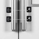 Fridge Lock w/ Key 2-Pack for $3 + free shipping w/ Prime