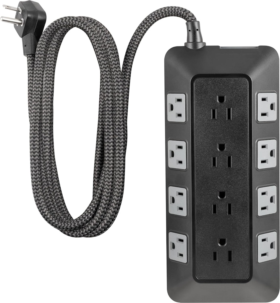 GE UltraPro Adapt 12-Outlet Surge Protector: $19