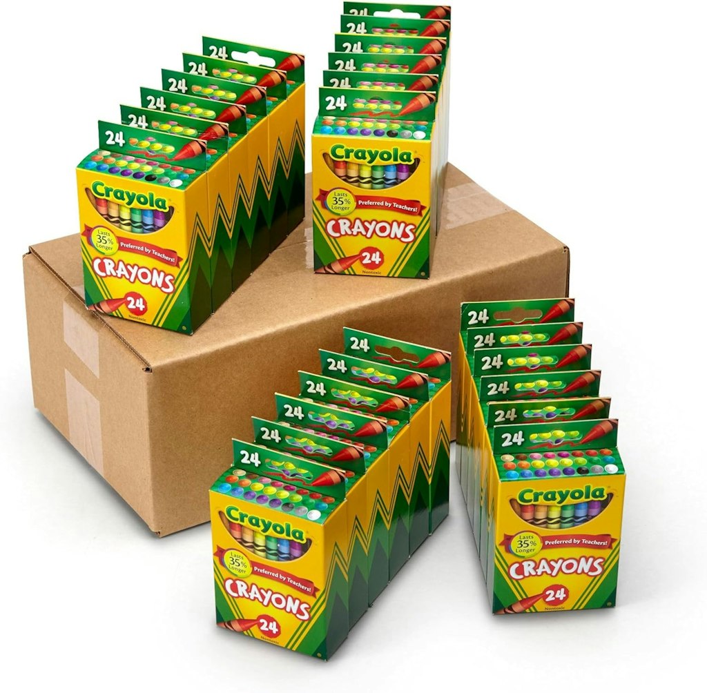 Crayola Crayons 24-Count 24-Pack: $12 Crayola Crayons 24-Count 24-Pack: $12