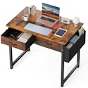 DUMOS 32" Home Office Computer Desk w/ Drawers for $36 + free shipping