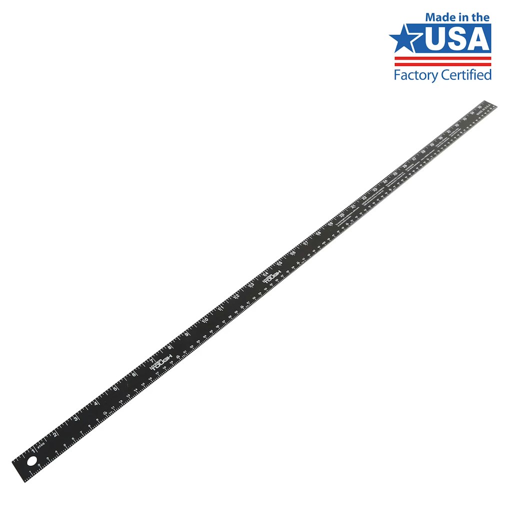 Hyper Tough 36" Aluminum Yardstick: $2.98