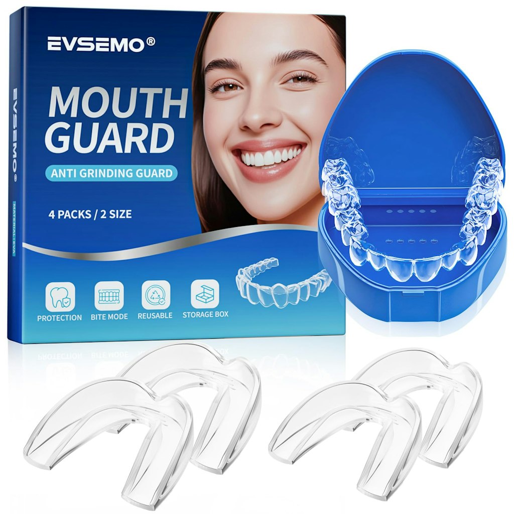 Anti-Grinding Mouth Guard for Adults 4-Pack: $25