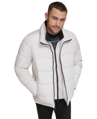 Calvin Klein Men's Puffer with Set In Bib Detail: $32