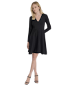 DKNY Women's Rib Knit Fit and Flare Dress for $25 + free shipping w/ $39