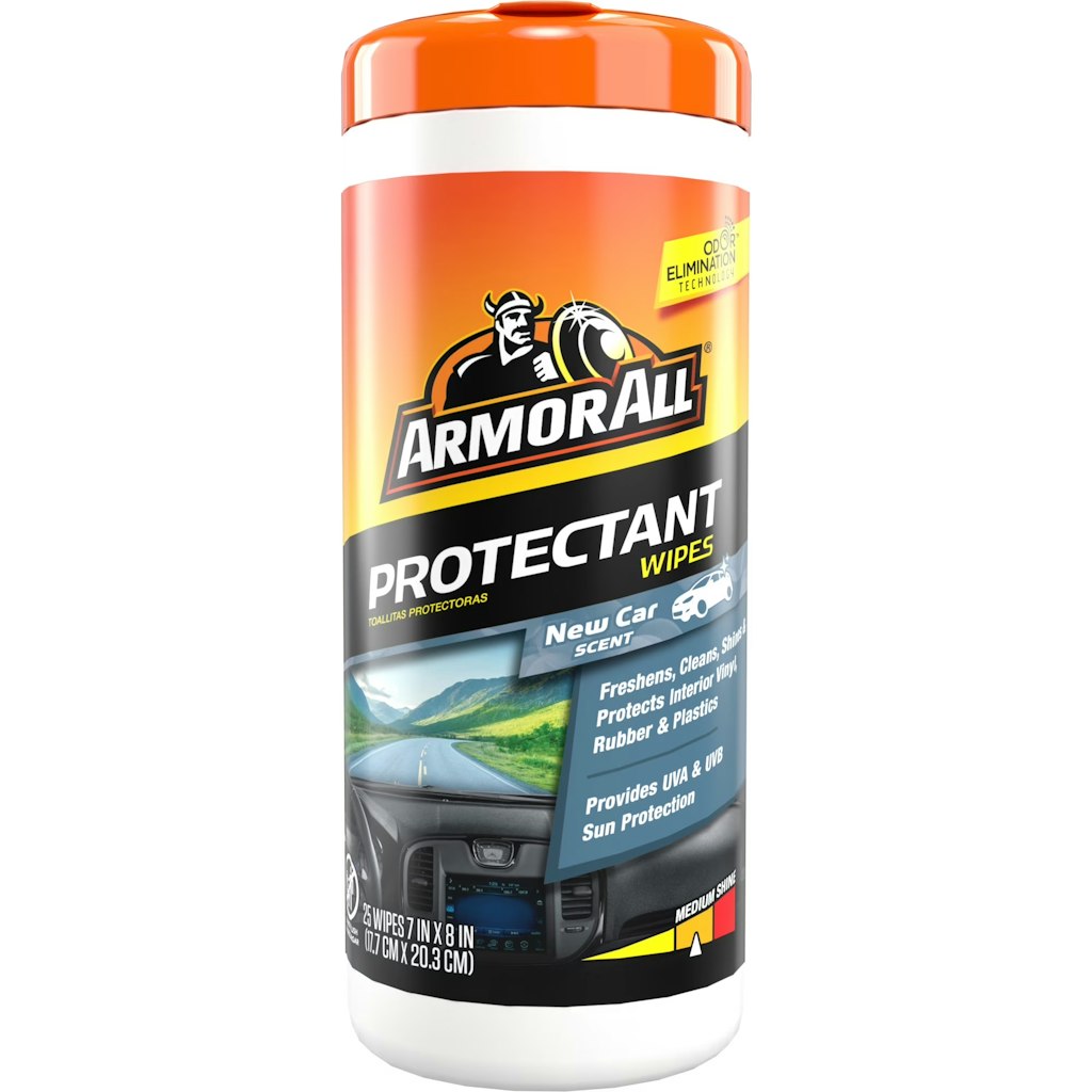 Armor All 25-Count Car Interior Protectant Wipes: $3.97