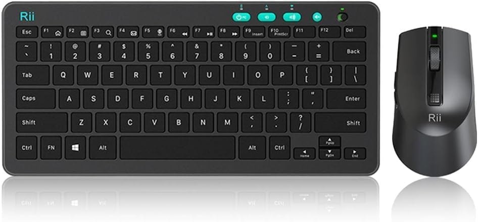Rii RKM709 Wireless Keyboard & Mouse Combo: $16