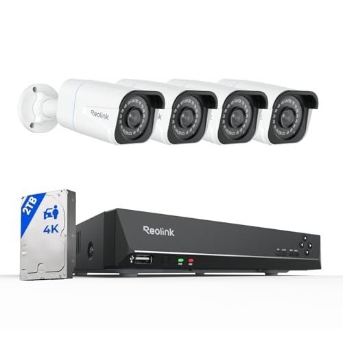 Reolink 4K Poe Security Camera System: $486 w/ Prime 