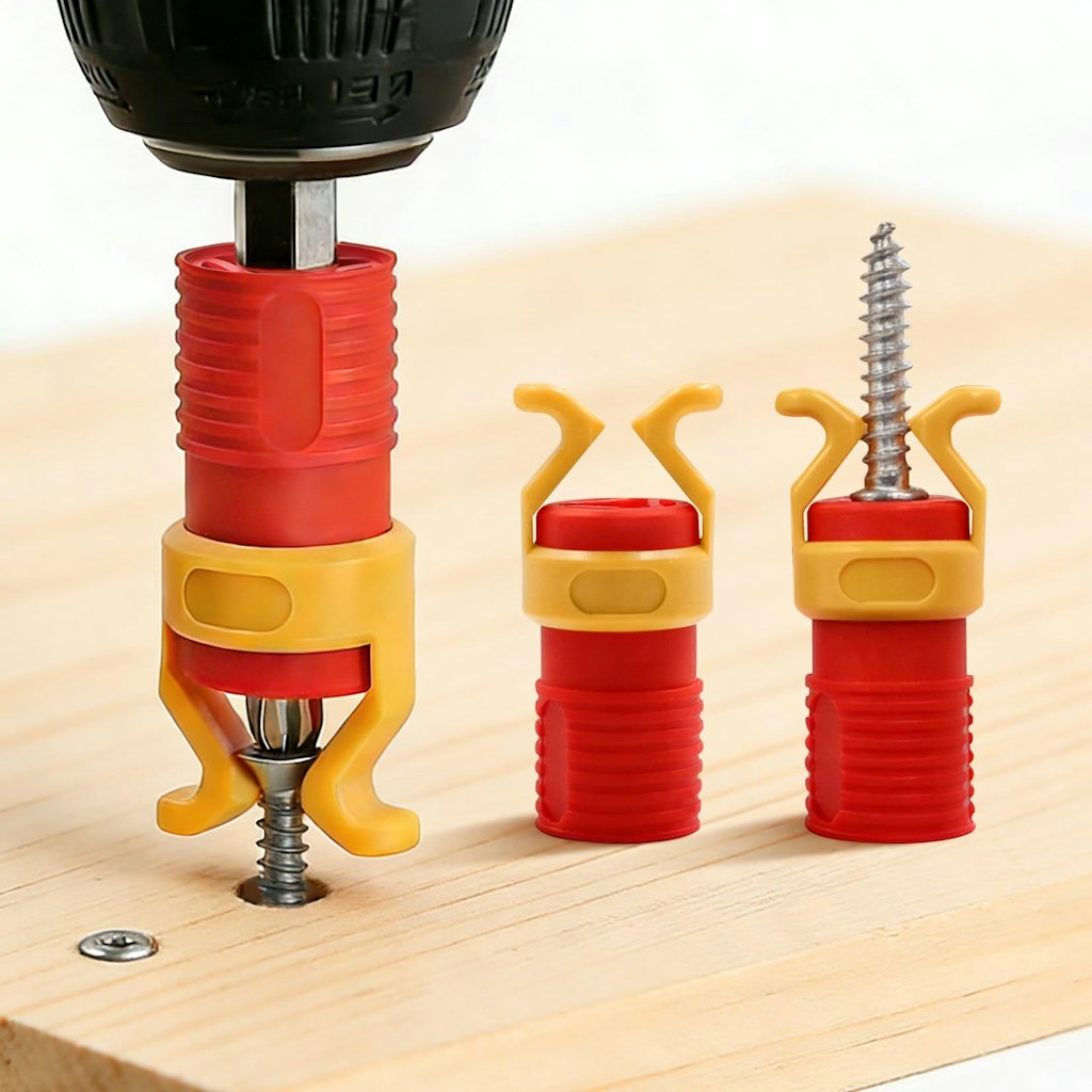 3-Piece Universal Screw Holder for 6-8mm Screwdriver Bits: 67 cents