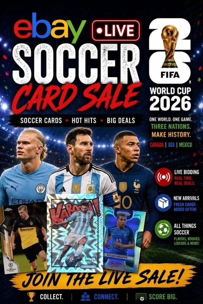 Soccer Card Sale on eBay Live: Deals from $1