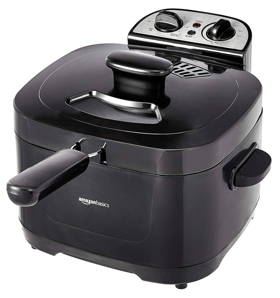 Amazon Basics 2.1-Qt Electric Deep Fryer: $34