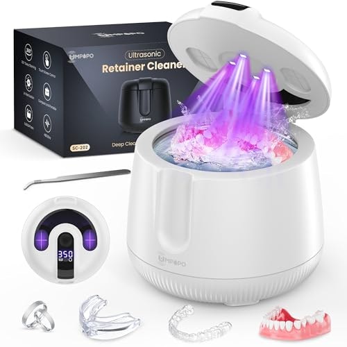 Umpopo 200ml Ultrasonic Retainer Cleaner Machine : $19.99