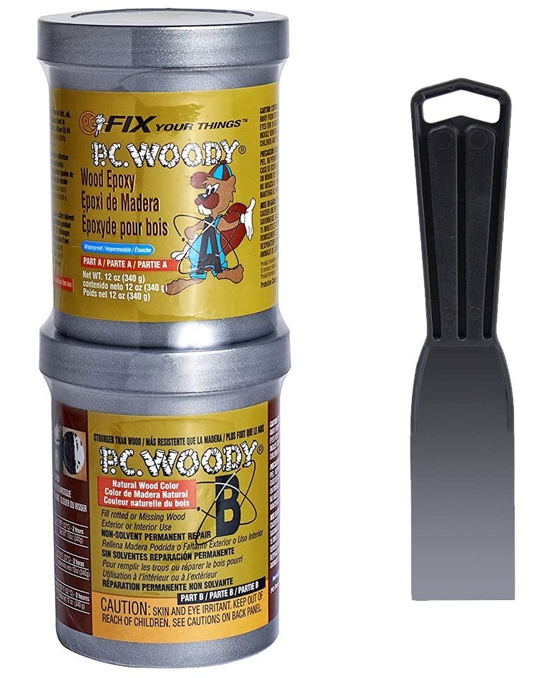 PC-Woody Two-Part Wood Repair Epoxy Paste Kit: $19
