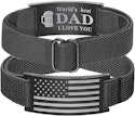 World's Best Dad Stainless Steel Bracelet for $5 + free shipping w/ Prime