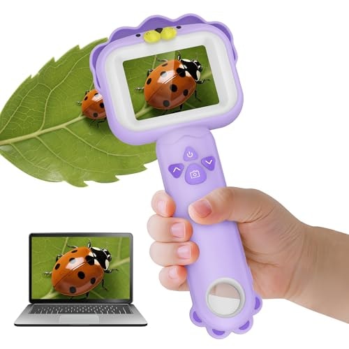 Lelesun Kids' Portable Handheld Microscope: $12.95