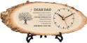 Father's Day Wooden Clock Gift for $14 + free shipping w/ Prime