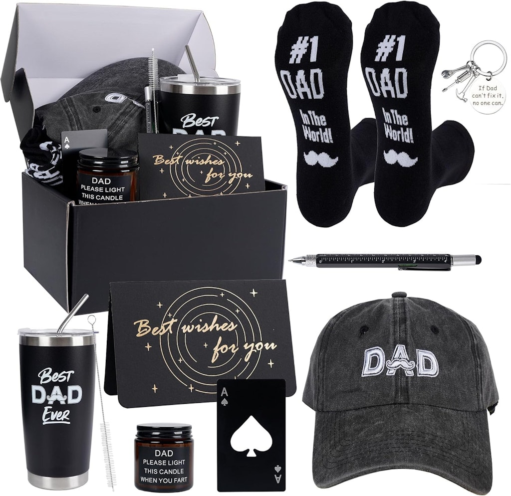 9-Piece Dad's Gift Set: $25