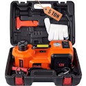 SucceBuy 5T Electric Hydraulic Car Jack w/ Built-in Inflatable Pump & LED Light for $56 + free shipping