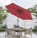 Sonkuki 7.5-Ft. Patio Market Crank and Tilt Umbrella for from $36 + free shipping