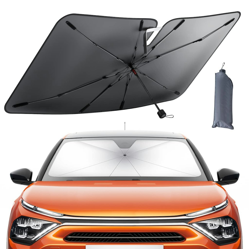 Lamicall Foldable Car Windshield Sun Shade: $16