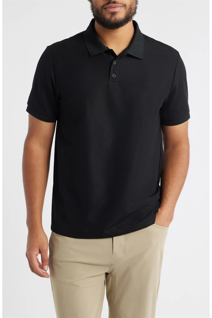 Zella Textured Performance Polo : $20 
