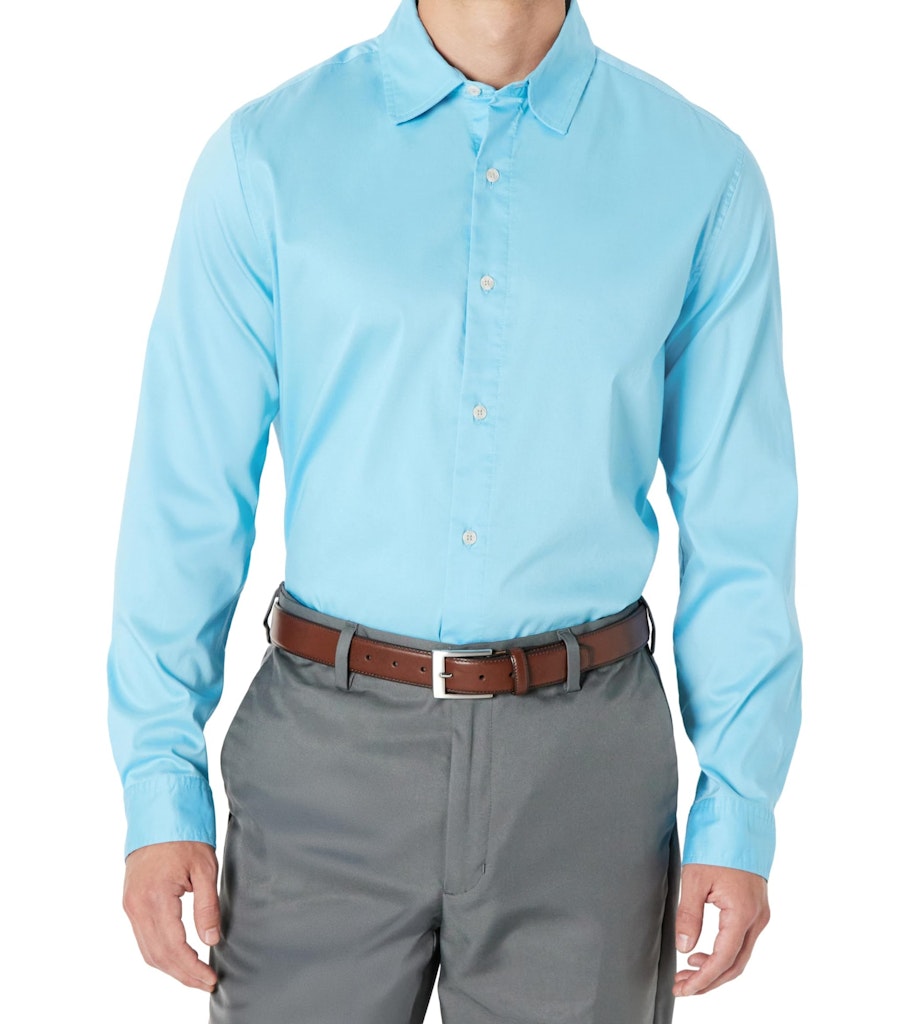 Amazon Essentials Men's Wrinkle-Resistant Stretch Dress Shirt: from $5.69