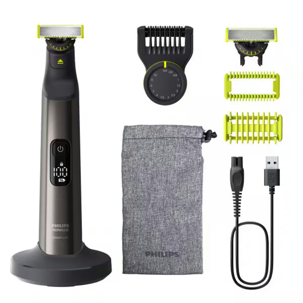 Philips Norelco OneBlade 360 Pro Hybrid Face & Body Electric Trimmer: $53