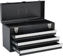 SucceBuy 20" 3-Drawer Metal Tool Chest for $37 + free shipping