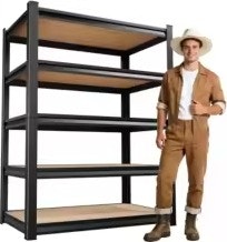 350-lb. Metal Storage Rack Sale: $48