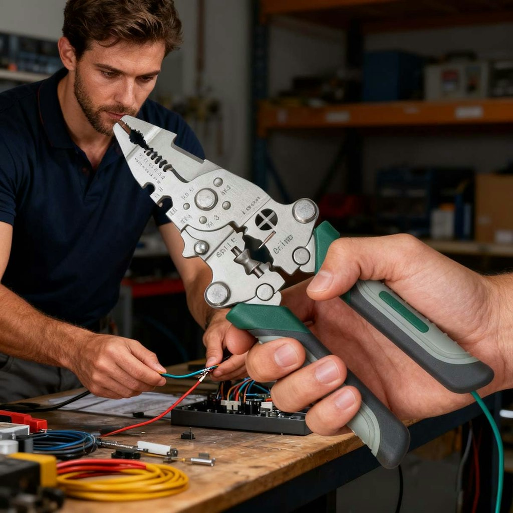 12-in-1 Foldable Multifunctional Wire Stripper: $2.73