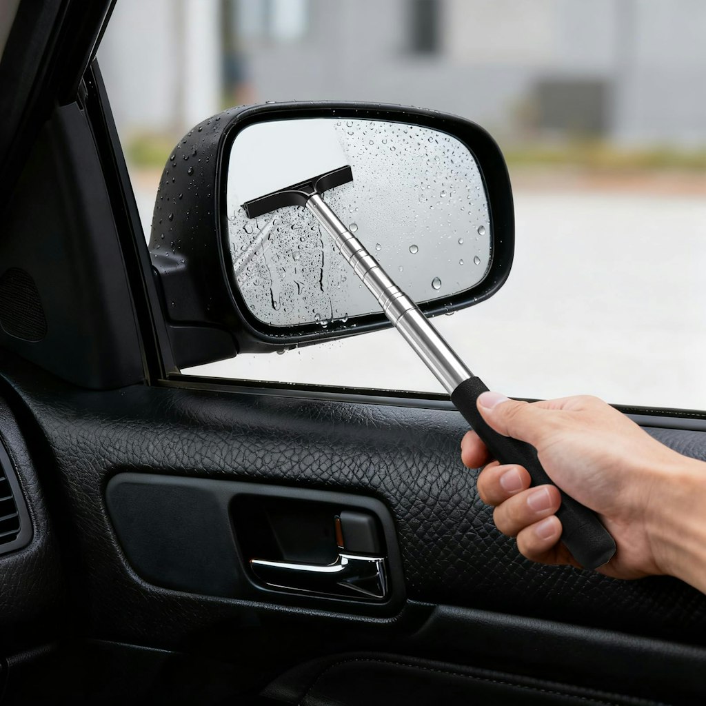 Car Mirror Squeegee: $1.79