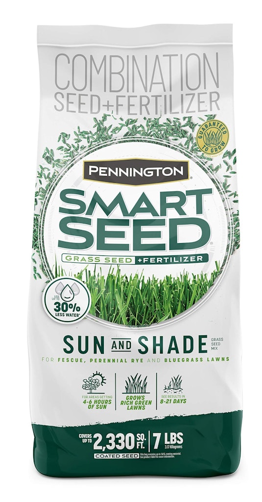 Pennington Smart Seed Sun & Shade Grass Mix 7-lb. Bag: $23 Pennington Smart Seed Sun & Shade Grass Mix 7-lb. Bag: $23