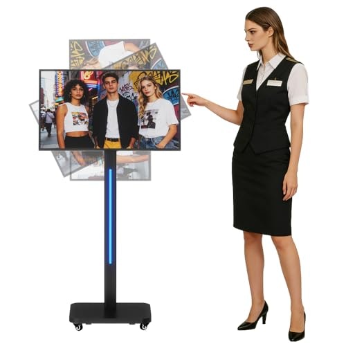 Jaszdot 32" Portable Android Digital Signage Kiosk: $549.50
