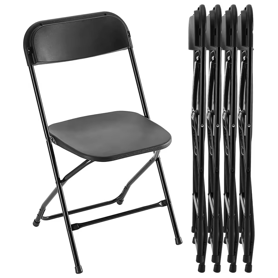 JHK Plastic Folding Chair 4-Pack: $48.52