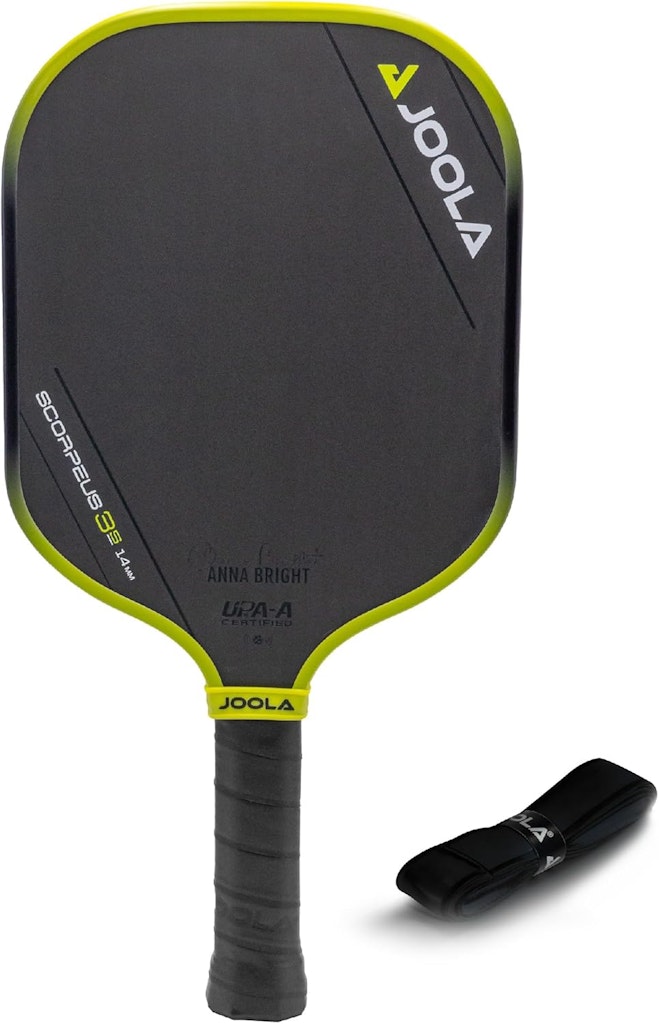 JOOLA Scorpeus 3S 14mm Pickleball Paddle: $54