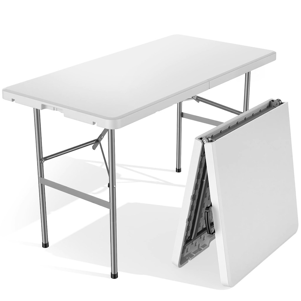 Sweetcrispy 4-Foot Folding Picnic Table: $37