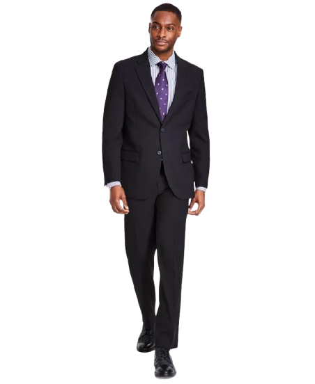 Nautica Men's Modern-Fit Bi-Stretch Nested Suit: $100