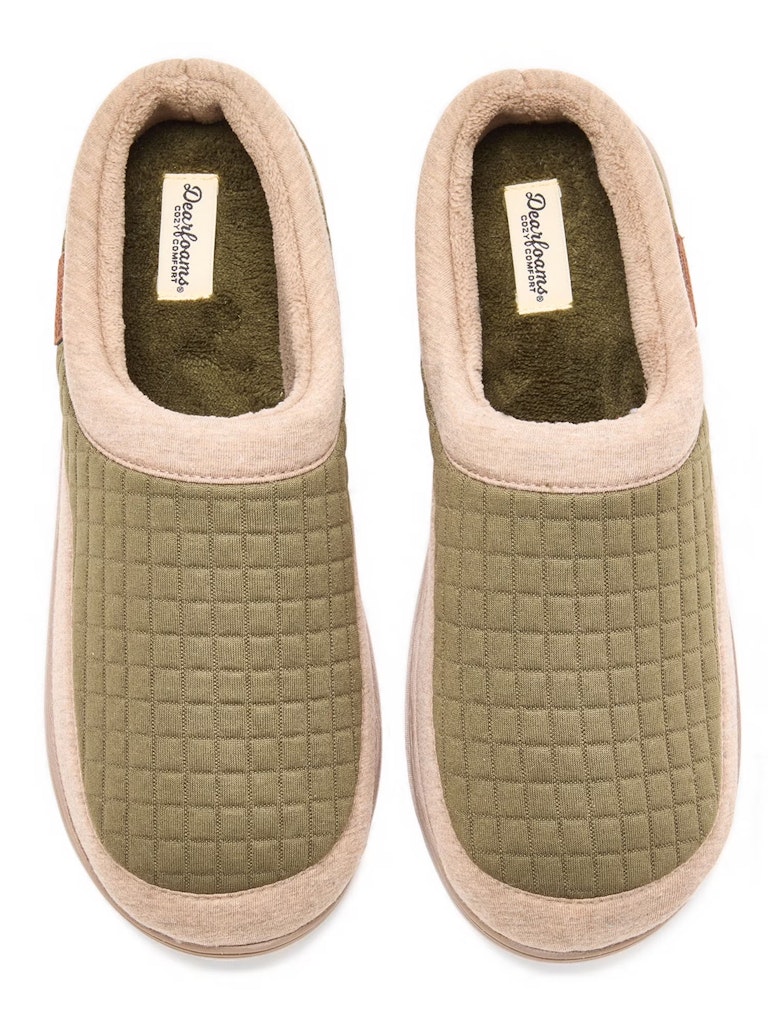 Dearfoams Men's Cozy Comfort Lounge Clog Slippers: $5.47