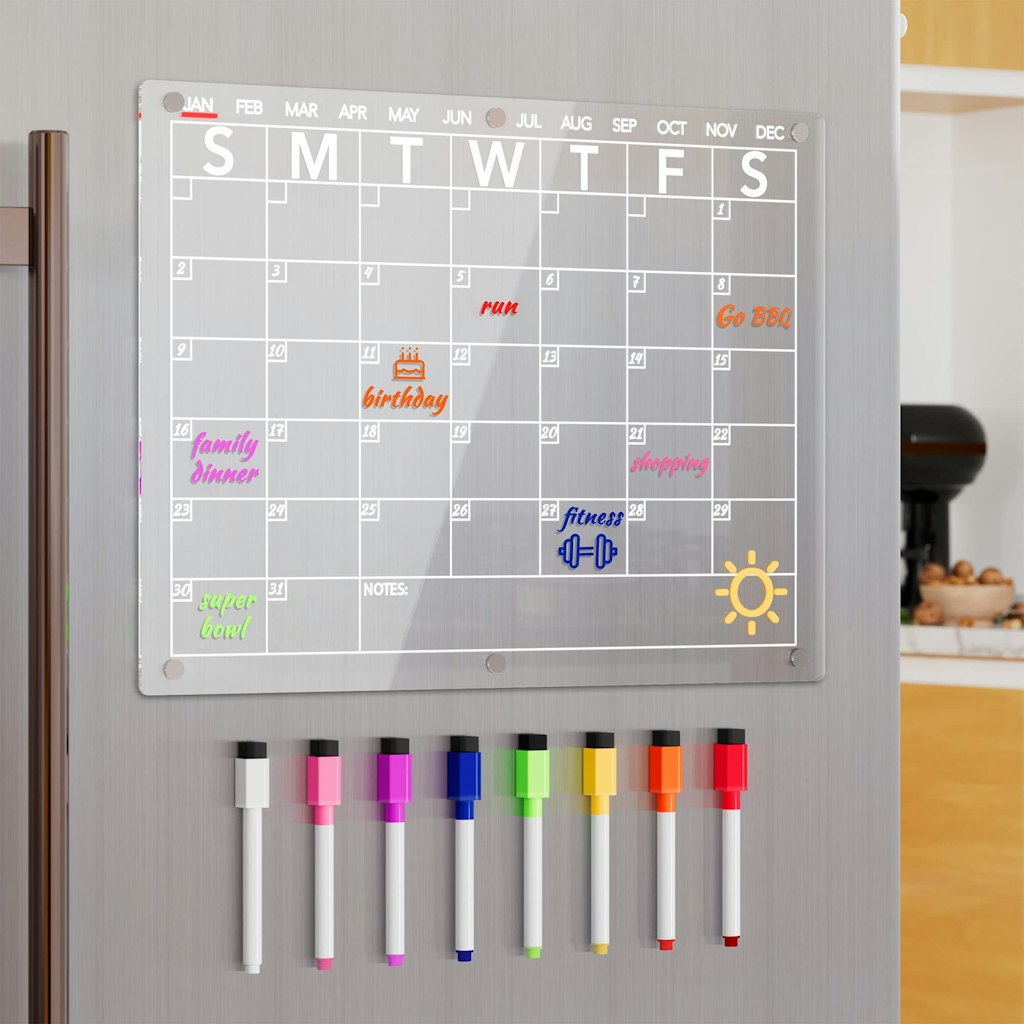 Neatsure 15"x11" Magnetic Dry Erase Board Calendar: $8.99 Neatsure 15"x11" Magnetic Dry Erase Board Calendar: $8.99