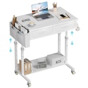 Small Rolling Desk w/ Drawers & Storage for $80 + free shipping