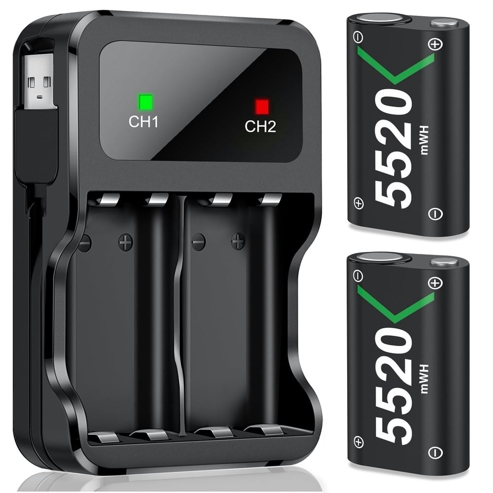 Beboncool Rechargeable Controller Battery Pack for Xbox 2-Pack: $16.98 Beboncool Rechargeable Controller Battery Pack for Xbox 2-Pack: $16.98