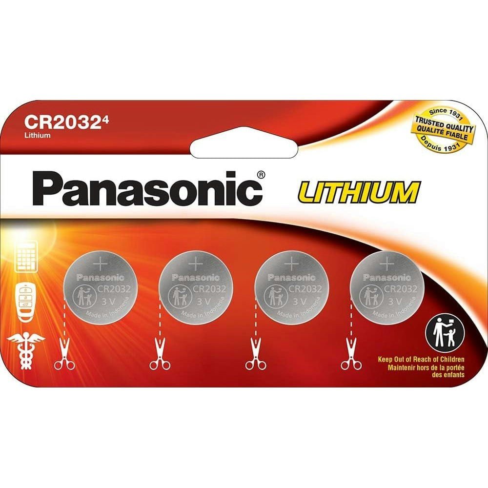 Panasonic CR2032 Battery 4-Pack: $6.48 Panasonic CR2032 Battery 4-Pack: $6.48