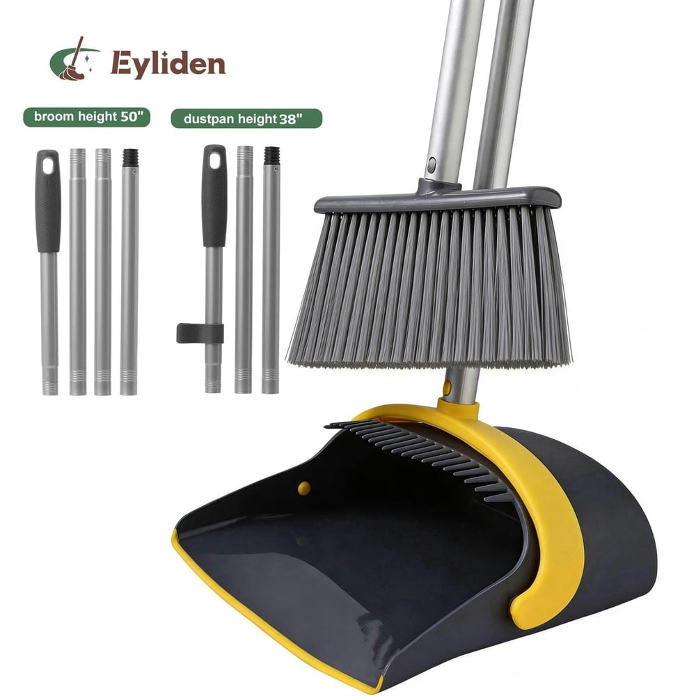 Eyliden Long Handle Broom and Dustpan Set: $19.99 Eyliden Long Handle Broom and Dustpan Set: $19.99