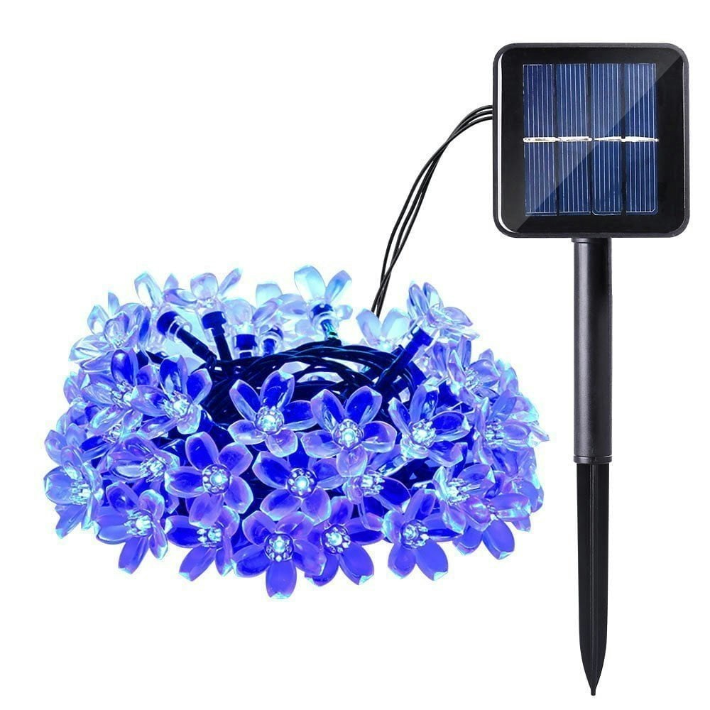 Somnr 22.96-Foot 50-LED Solar Cherry Blossom String Lights: $10.45 Somnr 22.96-Foot 50-LED Solar Cherry Blossom String Lights: $10.45