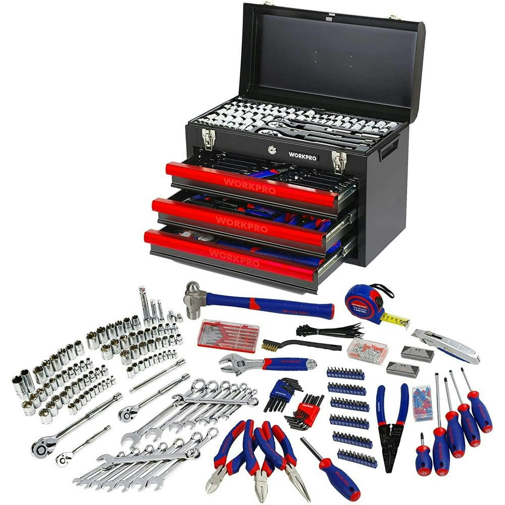 Workpro 408-Piece Auto Repair Tool Set: $143.99