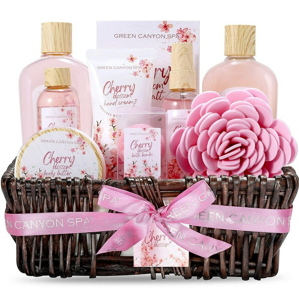 Spa Gift Basket 10-Piece Bath and Body Care Set: $27.99 Spa Gift Basket 10-Piece Bath and Body Care Set: $27.99